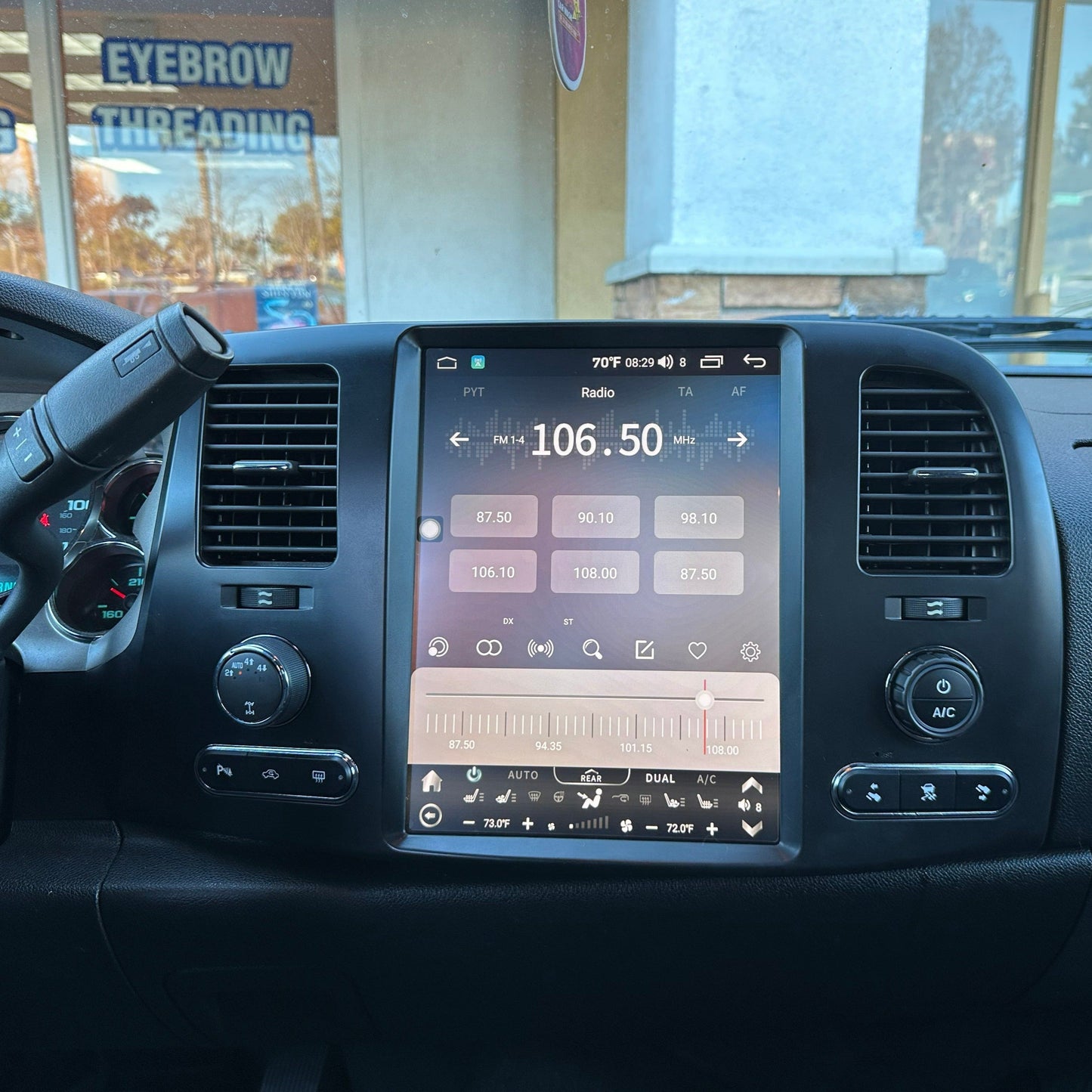 12.1” Android 12 fast boot Vertical Screen Navigation Radio for Chevrolet Silverado GMC Sierra 2007 - 2013