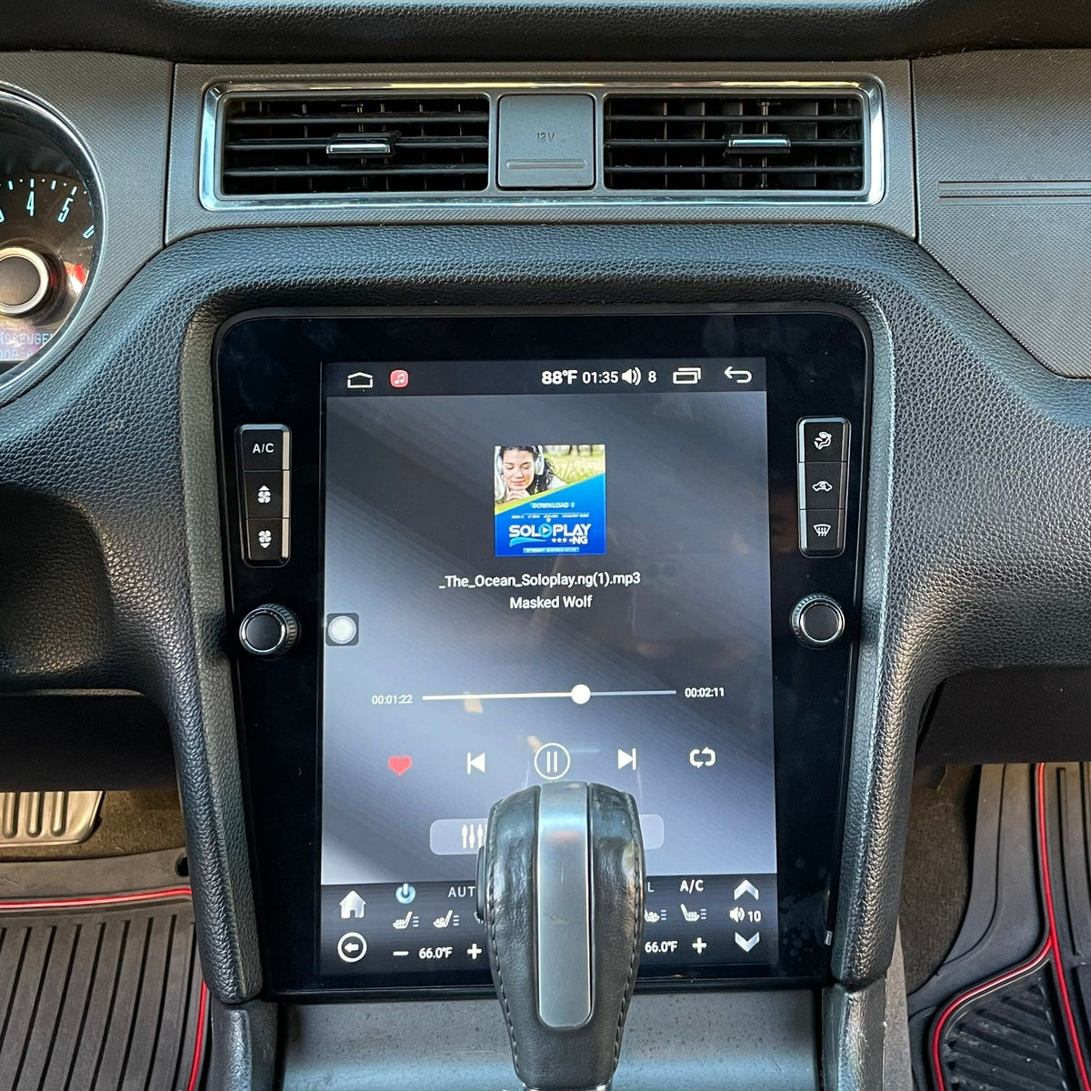 12.1" Vertical Screen Android 10/13 Fast boot Navigation Radio for Ford Mustang 2010 - 2014 | Phoenix Automotive