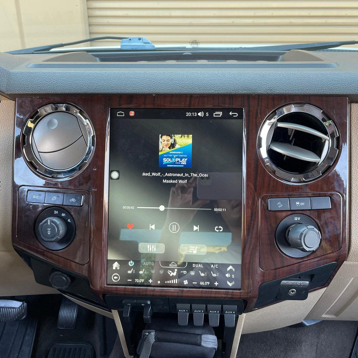 12.1 inch Android 12 Vertical Screen Navigation Radio for Ford F-250 F-350 Super Duty trucks 2008 - 2016 | Phoenix Automotive