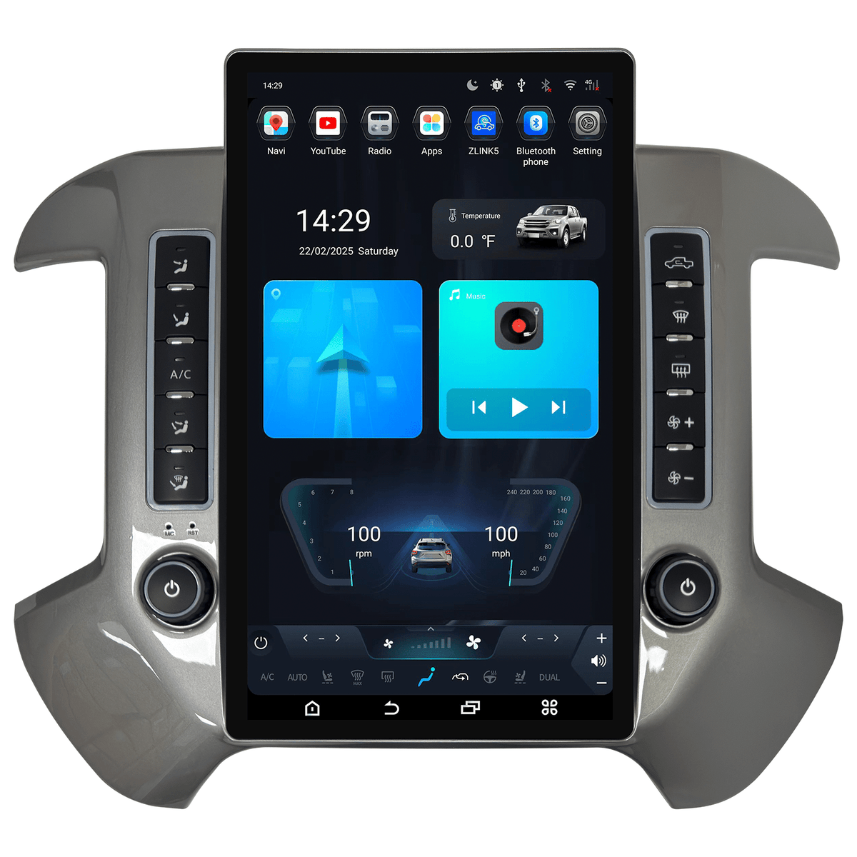 [Open Box][Special Edition] 14.5" Android 13/14 Fast boot Navi Radio for Chevy Silverado GMC SIERRA 2014 - 2019