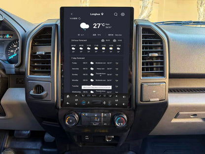 14.5” Android 14 Vertical Screen Navigation Radio for Ford F-150 F-250 F-350 F-450 F-550 2015-2020 Expedition 2018 - 2021