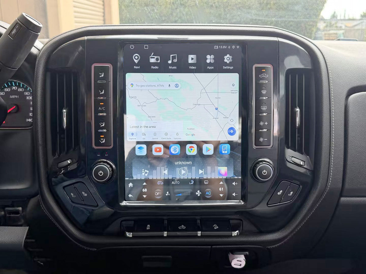[Special Edition] 12.1/14.5" Android 13/14 Fast boot Navi Radio for Chevy Silverado GMC SIERRA 2014 - 2019