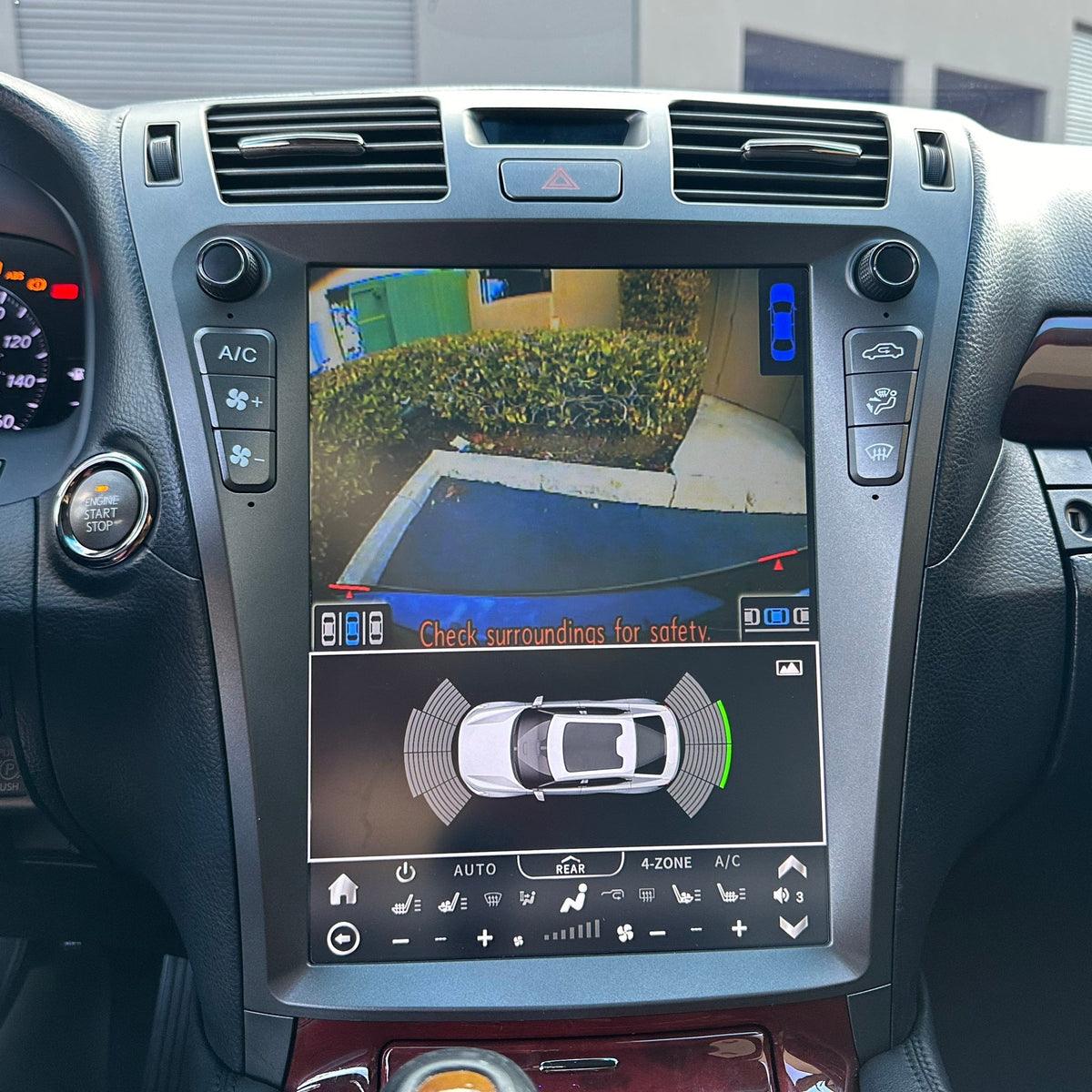 13" Vertical Screen Android 13 Fast boot Navi Radio For Lexus LS 460 600 600h 2007 - 2012 | Phoenix Automotive