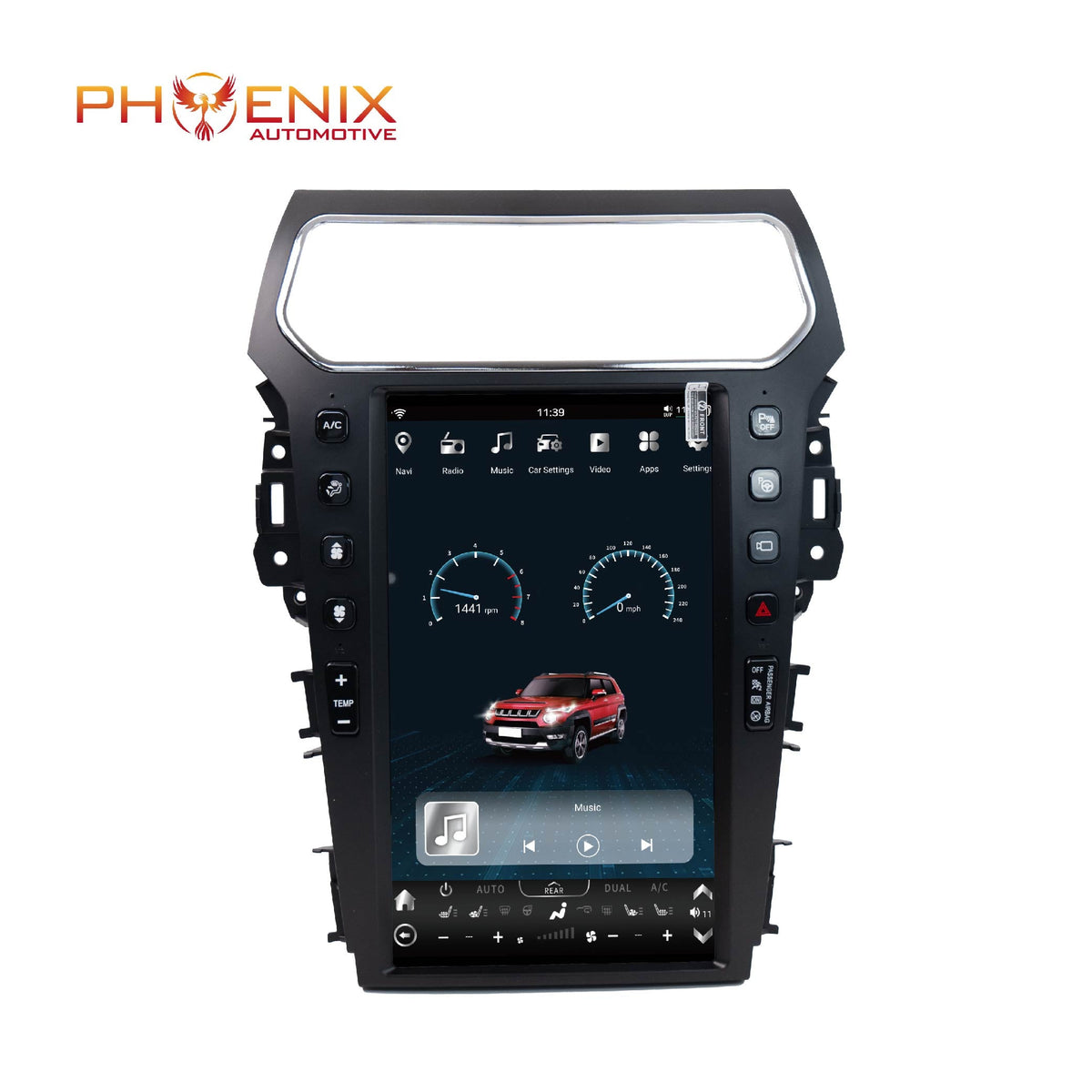 13.6/14.5" Android 13/14 Vertical Screen Navigation Radio for Ford Explorer 2011 - 2019