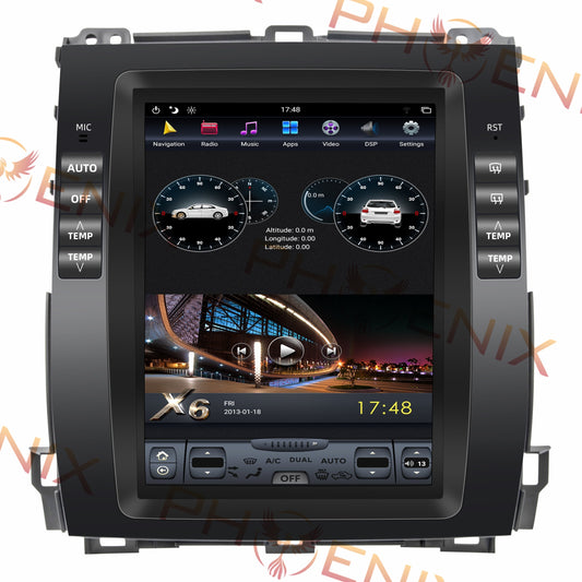 [Open box]10.4" Vertical Screen Android 14 Fast boot Navigation Radio for Lexus GX 470 2003 - 2009