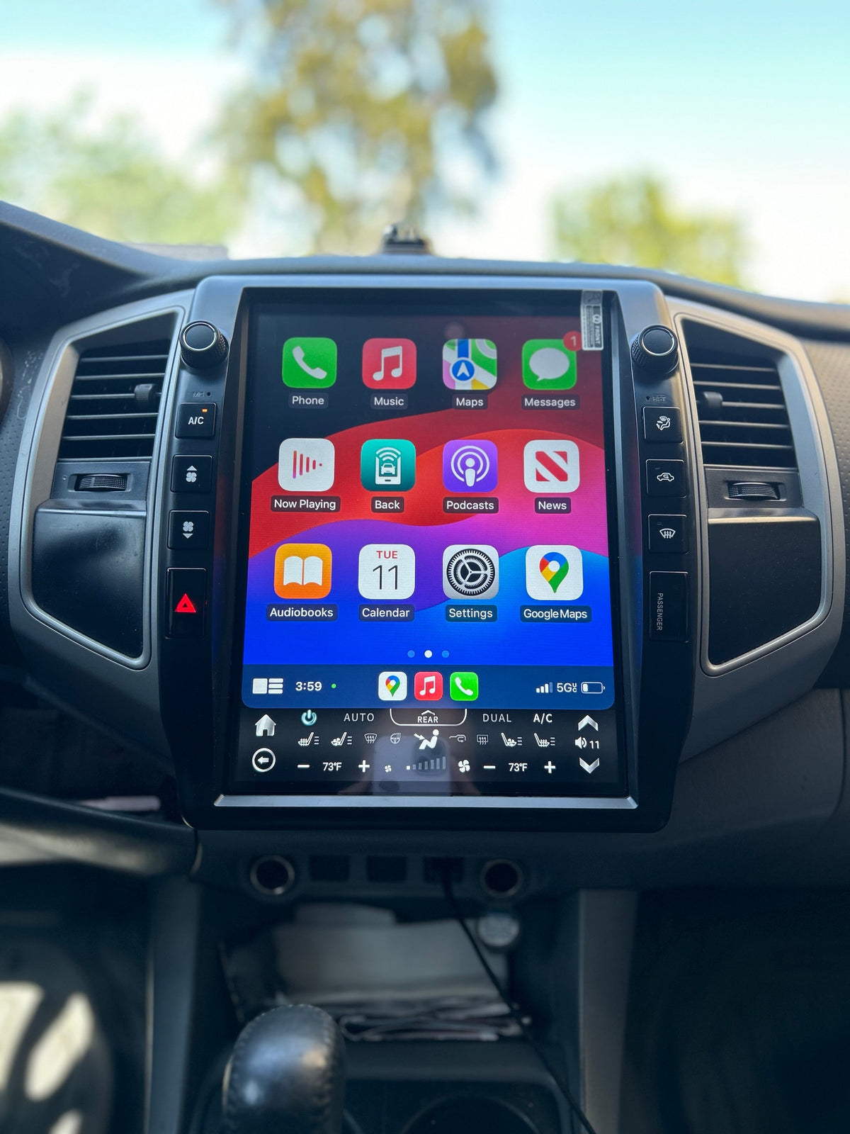 13” Android 13/14 Vertical Screen Navigation Radio for Toyota Tacoma 2005 - 2015