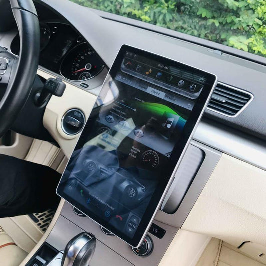Open box 12.8" Six-core Universal double din head unit 100° Rotation Screen Android Navigation Radio