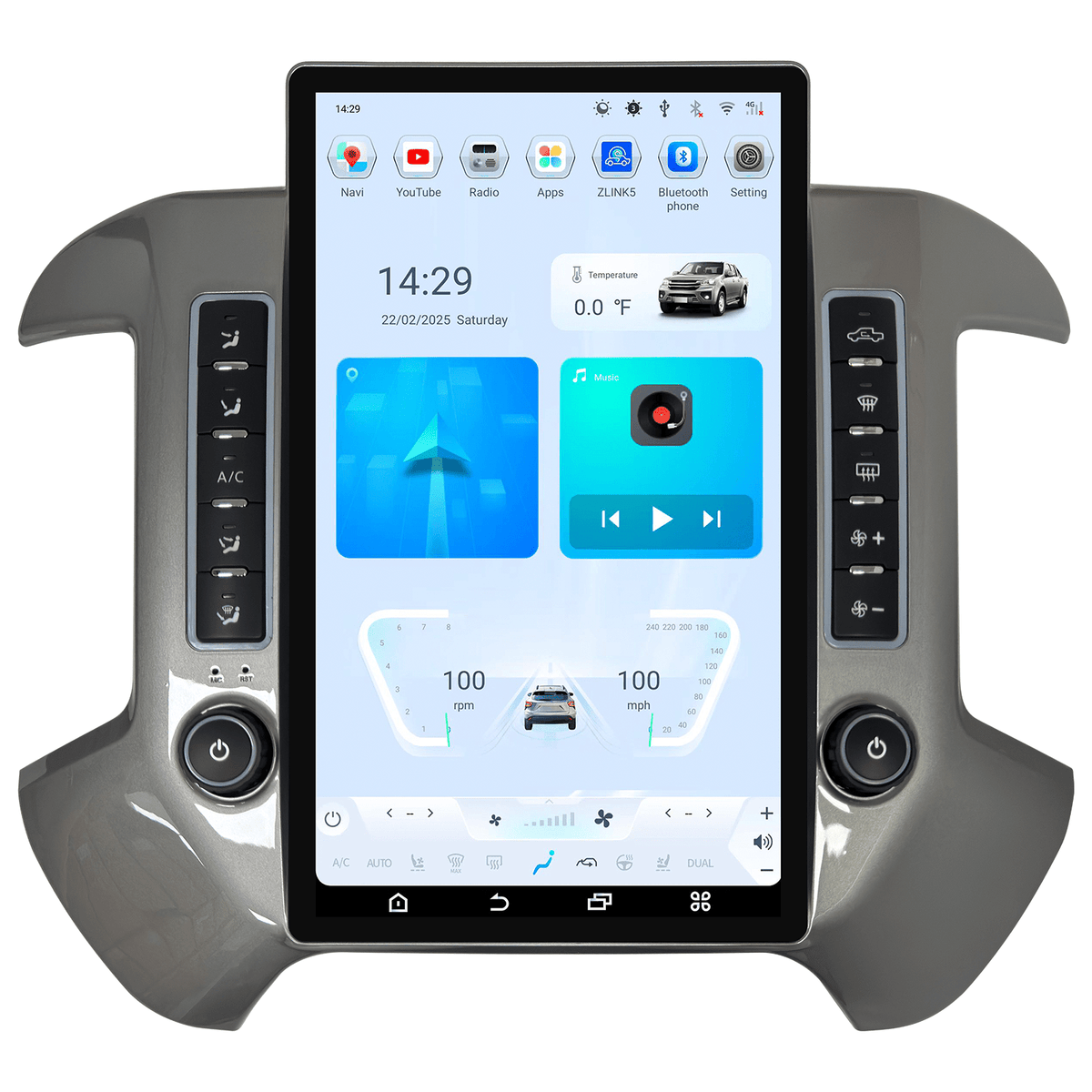 [Special Edition] 12.1/14.5" Android 13/14 Fast boot Navi Radio for Chevy Silverado GMC SIERRA 2014 - 2019