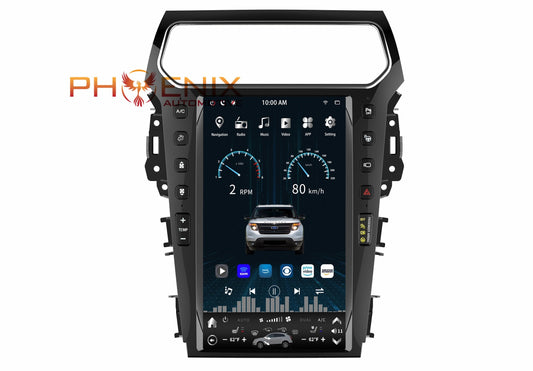 [Open box] 13.6" Android 9/12/13 Vertical Screen Navigation Radio for Ford Explorer 2011 - 2019