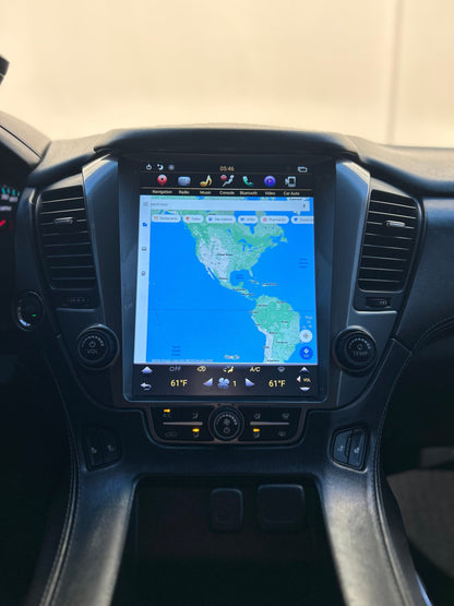 [Open box] 12.1" Android 9/12/13 Fast boot Vertical Screen Navigation Radio for Chevrolet Tahoe Suburban GMC Yukon 2015 - 2020