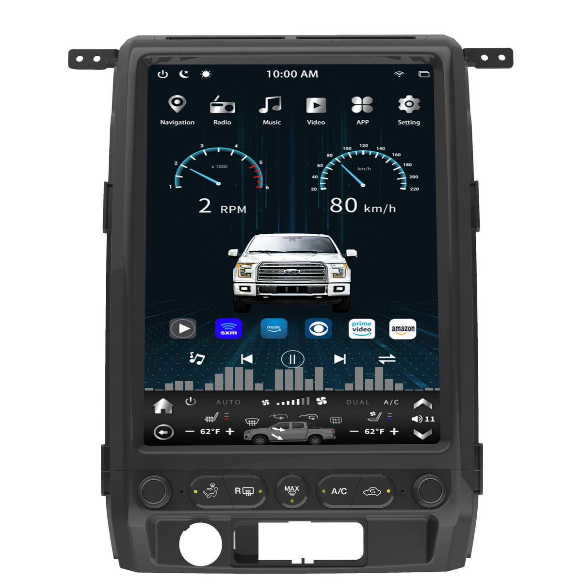 [Open box] 13” Android 9/10/12/13 Vertical Screen Navigation Radio for Ford F-150 2009 - 2014