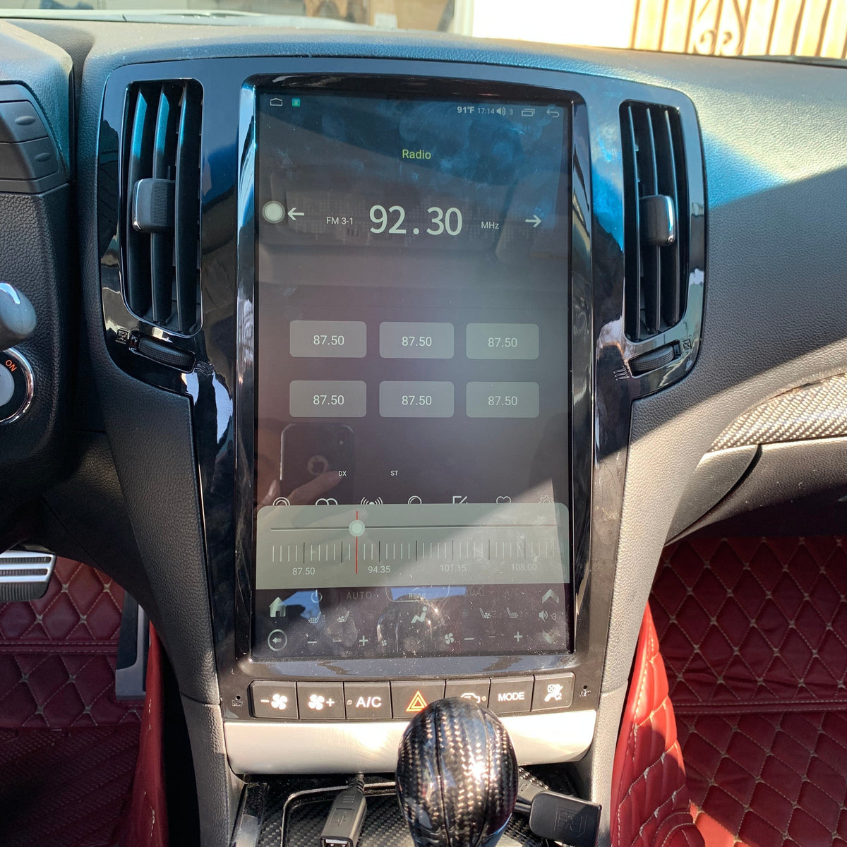 [open box] Qualcomm6125/Sc7870 13.6" Vertical Screen Android 12/13/14 Fast boot Navigation Receiver for Infiniti G25 G35 G37 Q40 Q60 2007 - 2015