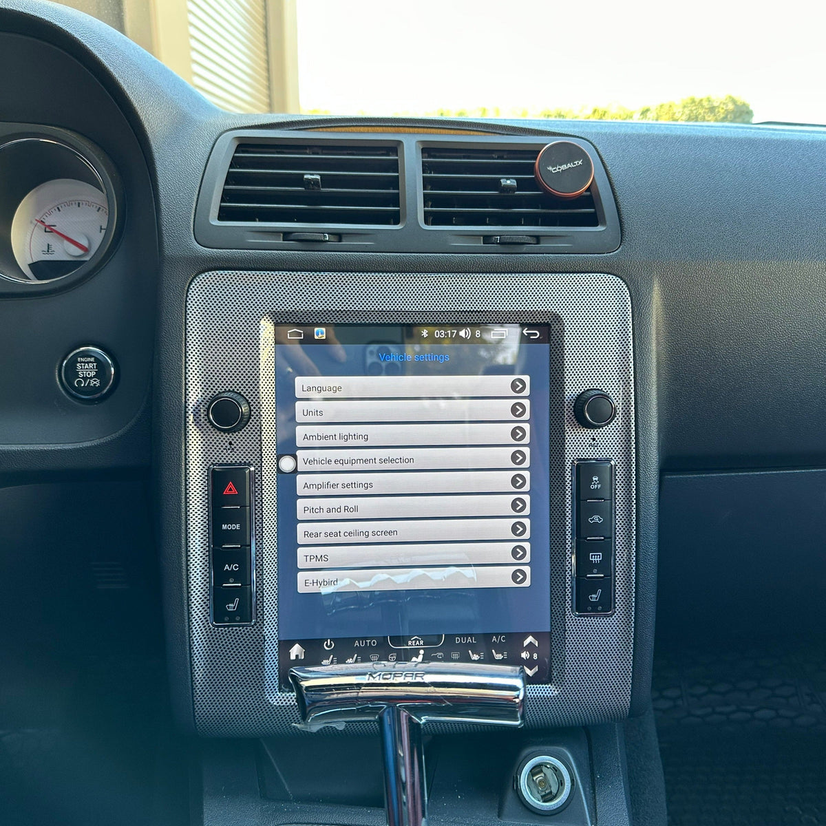 10.4" Vertical Screen Android 13 Fast boot Navigation Radio for Dodge Challenger 2008 - 2014 | Phoenix Automotive