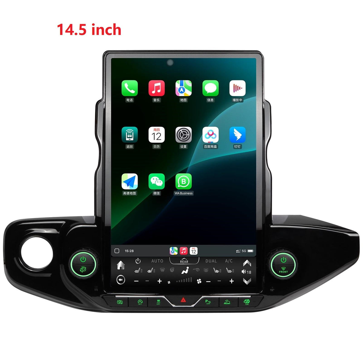 [ Hot-sale ] 14.5/12.1”Android 13/14 Vertical Screen Navigation Radio for Jeep Wrangler/Rubicon/Gladiator 2018 - 2023