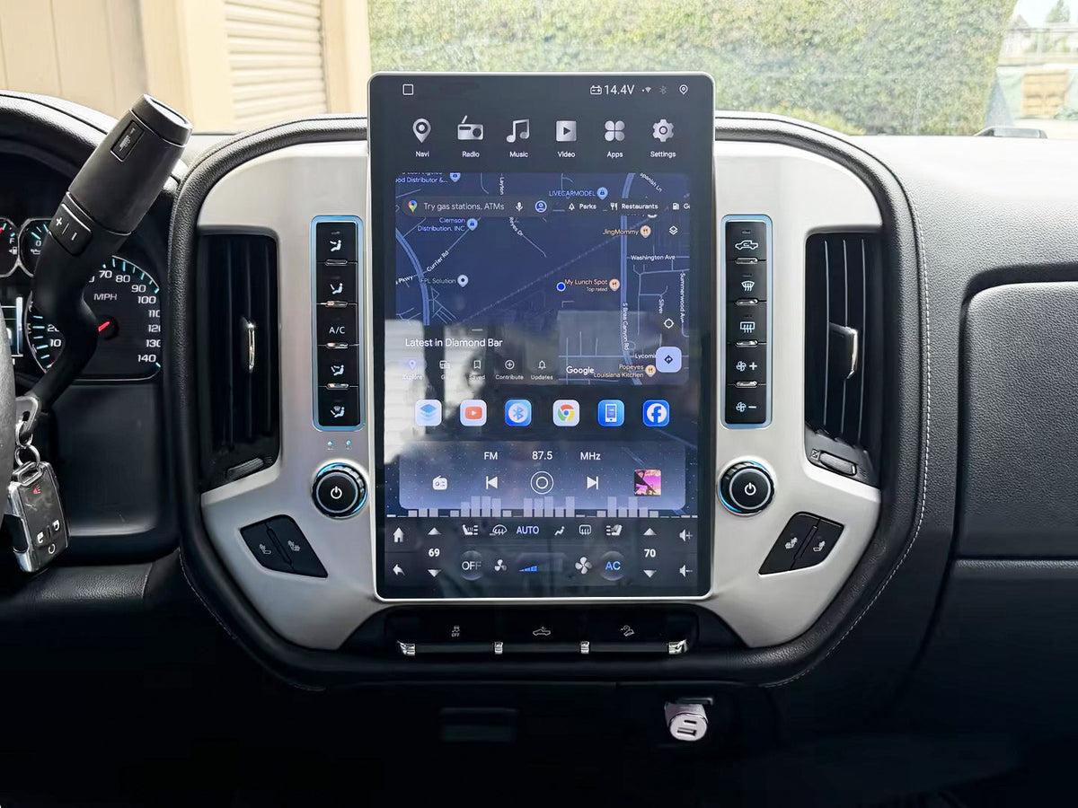 [Special Edition] 12.1/14.5" Android 13/14 Fast boot Navi Radio for Chevy Silverado GMC SIERRA 2014 - 2019