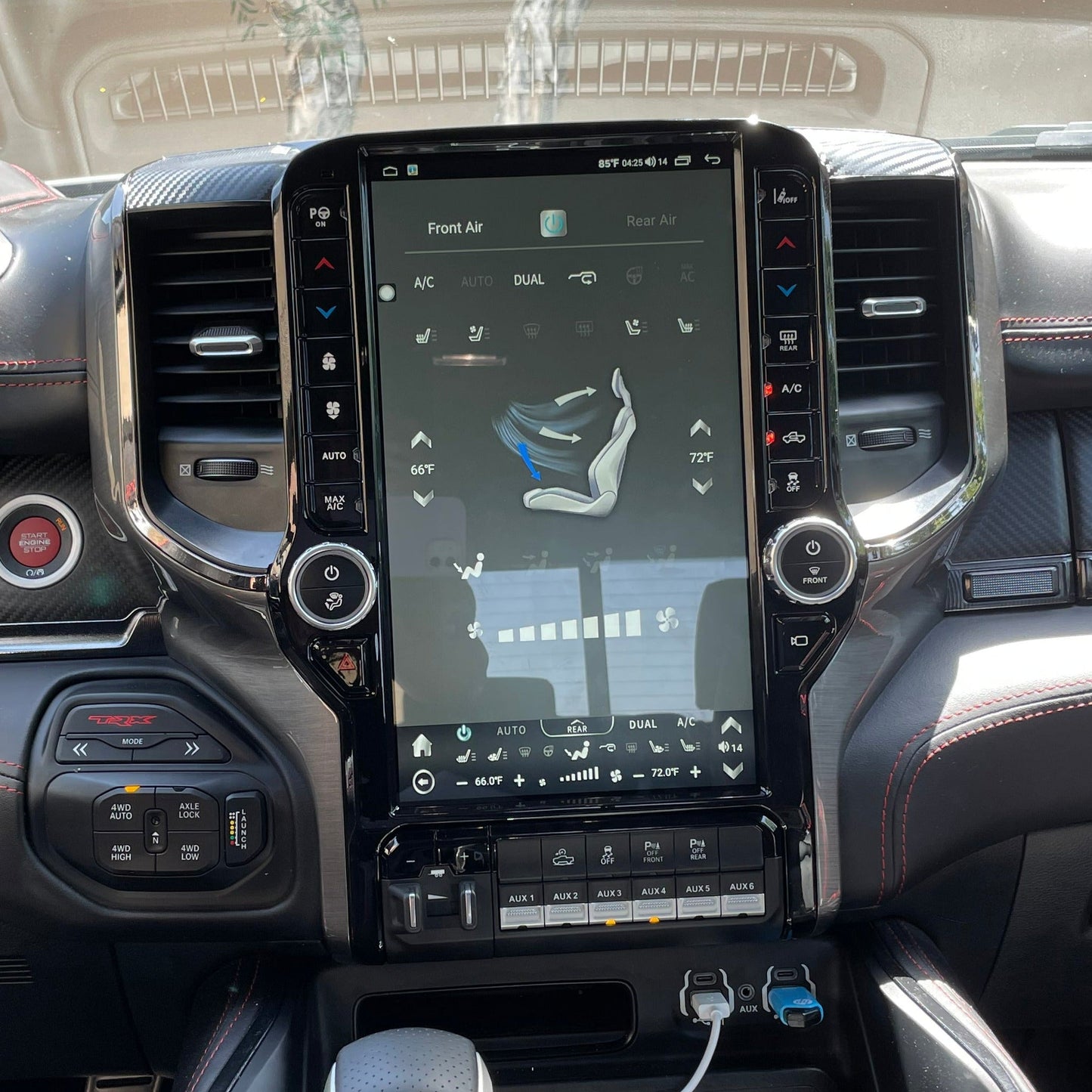 13.6” Android 13 Vertical Screen Navigation Radio for Dodge Ram 2019- 2024