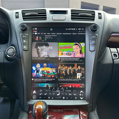 [ NEW ] 13" Vertical Screen Android 13 Fast boot Navi Radio For Lexus LS 460  600 600h 2007 - 2012 | Phoenix Automotive