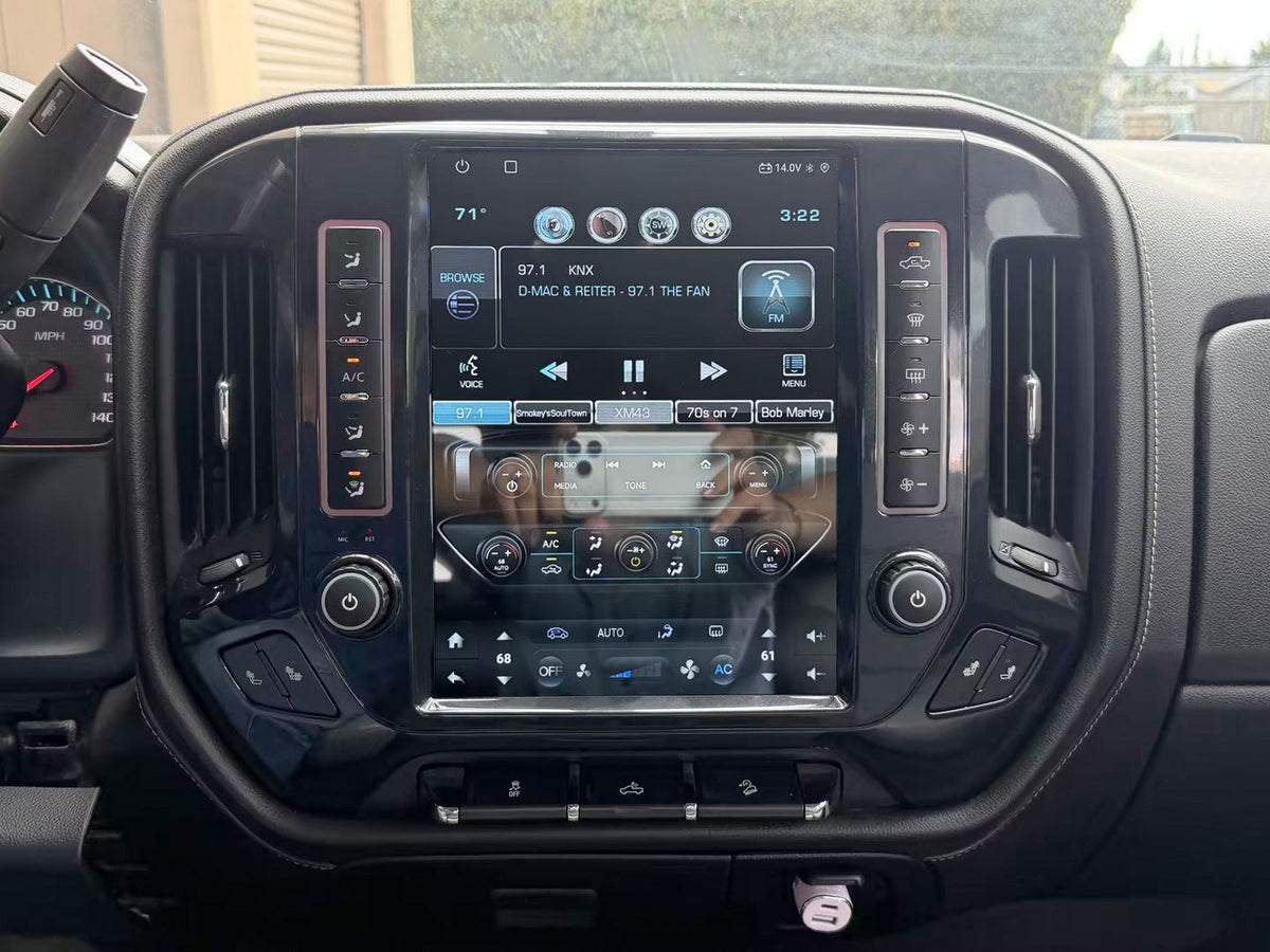 [Special Edition] 12.1/14.5" Android 13/14 Fast boot Navi Radio for Chevy Silverado GMC SIERRA 2014 - 2019
