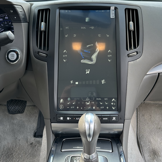 13.6" Vertical Screen Android 13 Fast boot Navigation Receiver for Infiniti G25 G35 G37 Q40 Q60 2007 - 2015