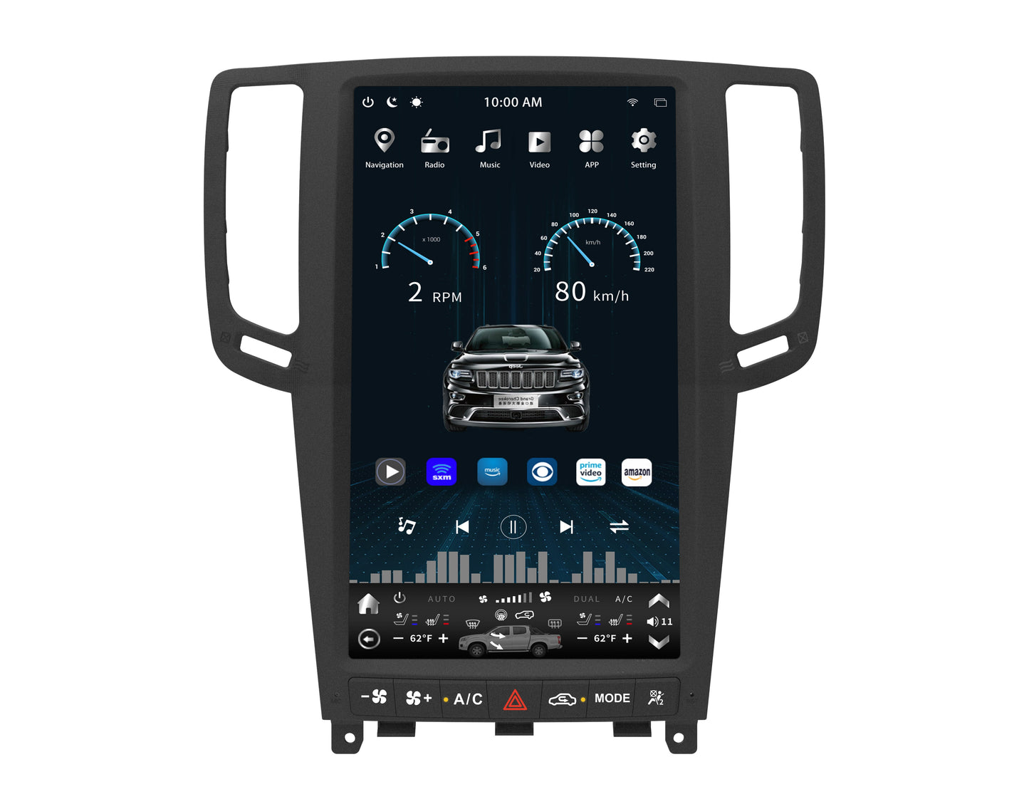 [Open box] 13.6" Vertical Screen Android 12 Fast boot Navigation Receiver for Infiniti G25 G35 G37 Q40 Q60 2007 - 2015