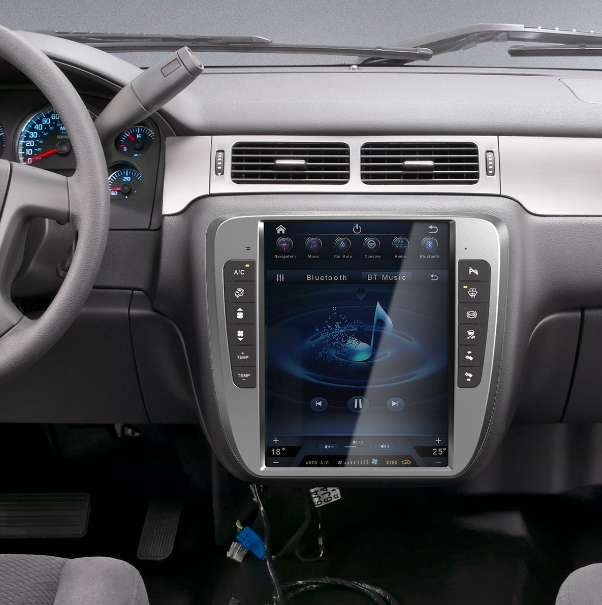 [Hot-selling] 13" Android 13 Navigation Radio for Chevrolet Silverado Tahoe Suburban GMC Yukon Sierra Avalanche 2007 - 2014 | Phoenix Automotive