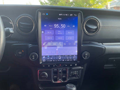[Open box] 12.1” Android 10 /12/ 13/14 Vertical Screen Navigation Radio for Jeep Wrangler JL 2018 - 2023