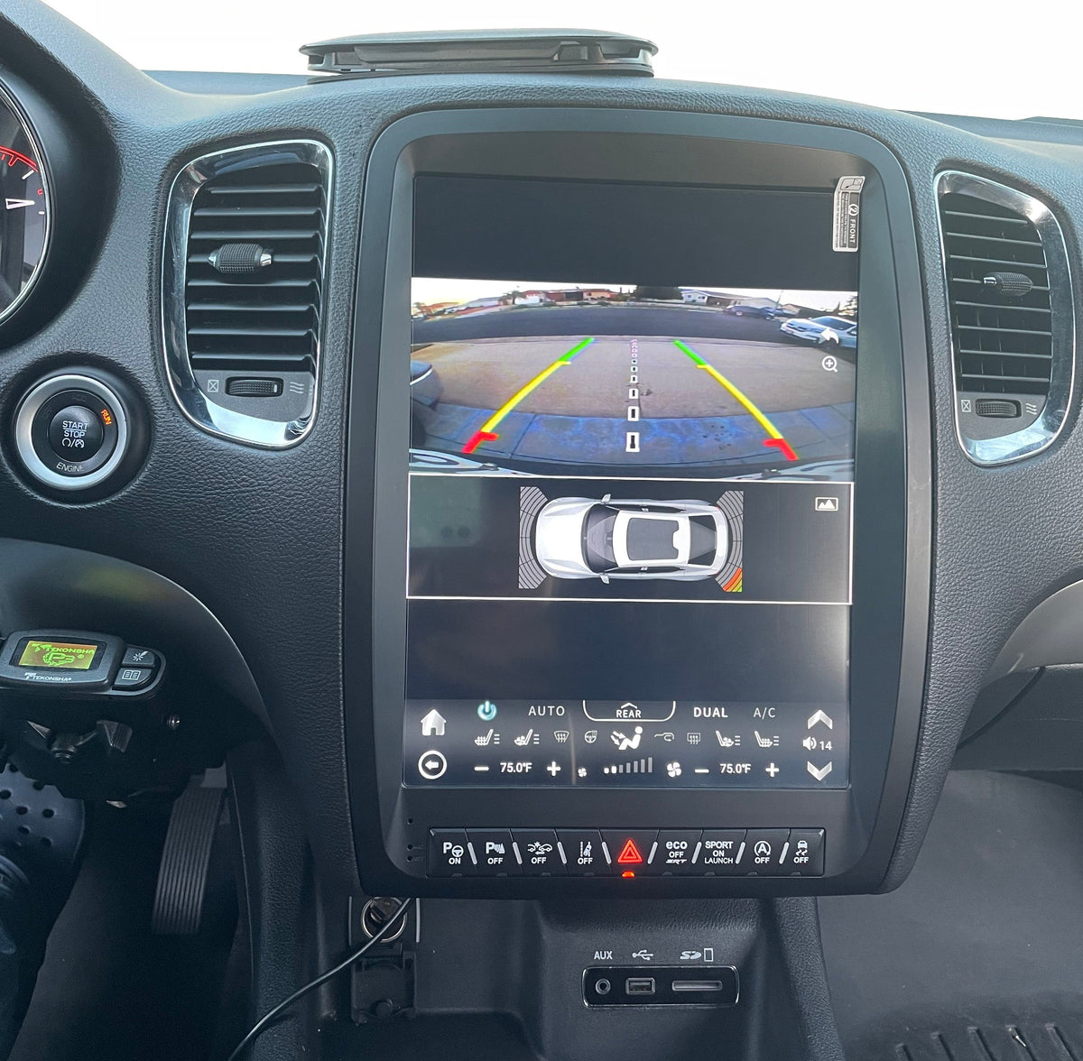 [ New ] 13” Android 13 Vertical Screen Navigation Radio for Dodge Durango 2011 - 2020 | Phoenix Automotive