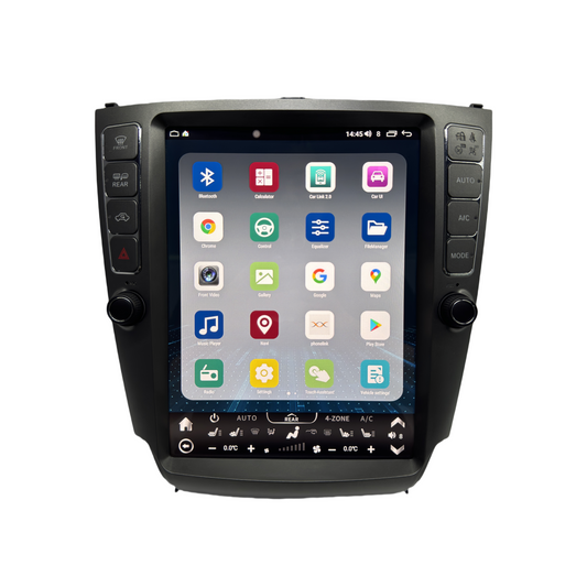 [Open Box] 12.1" Vertical Screen Android 14 Fast Boot Navigation Radio for Lexus IS 250 IS 300 IS 350 2005 - 2012