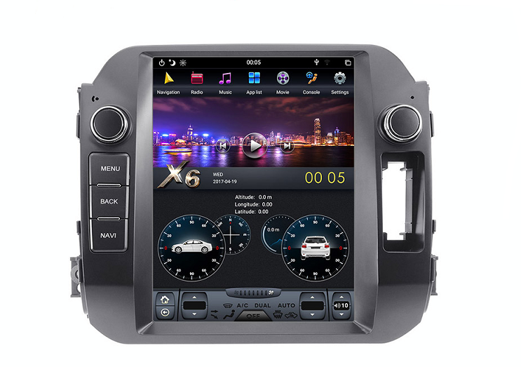 [ G6 Six - Core ] 10.4" Vertical Screen Android 11.0 Navigation Radio for Kia Sportage 2010 -
