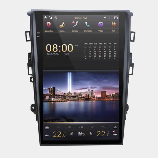 [Open box] [ PX6 SIX-CORE ] 13.6" Vertical screen Android 9 Fast boot Navigation radio for Ford Fusion 2013-2020