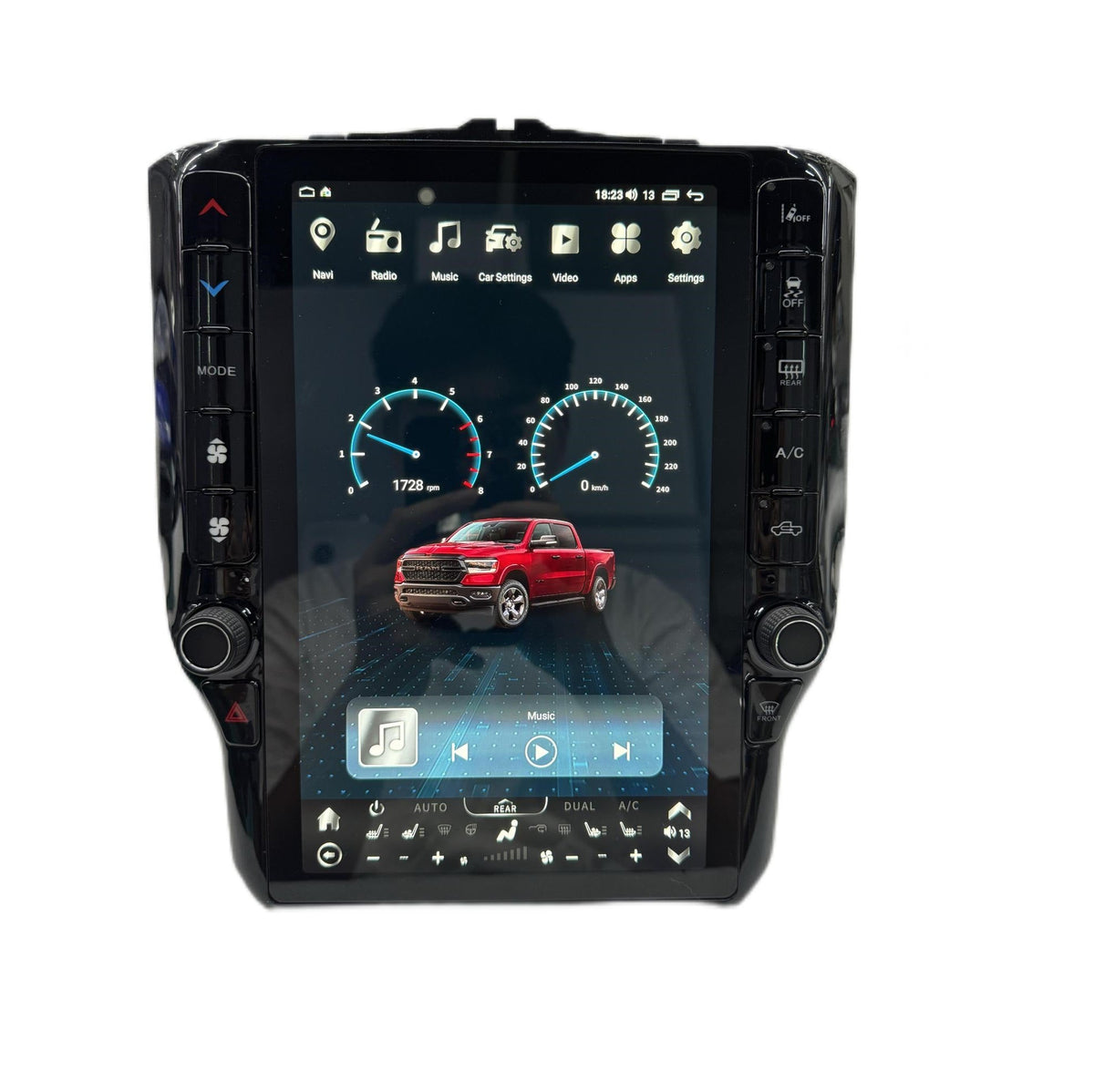 [open box] 11.5” Android 13 Vertical Screen Navigation Radio for Dodge Ram 2019- 2024