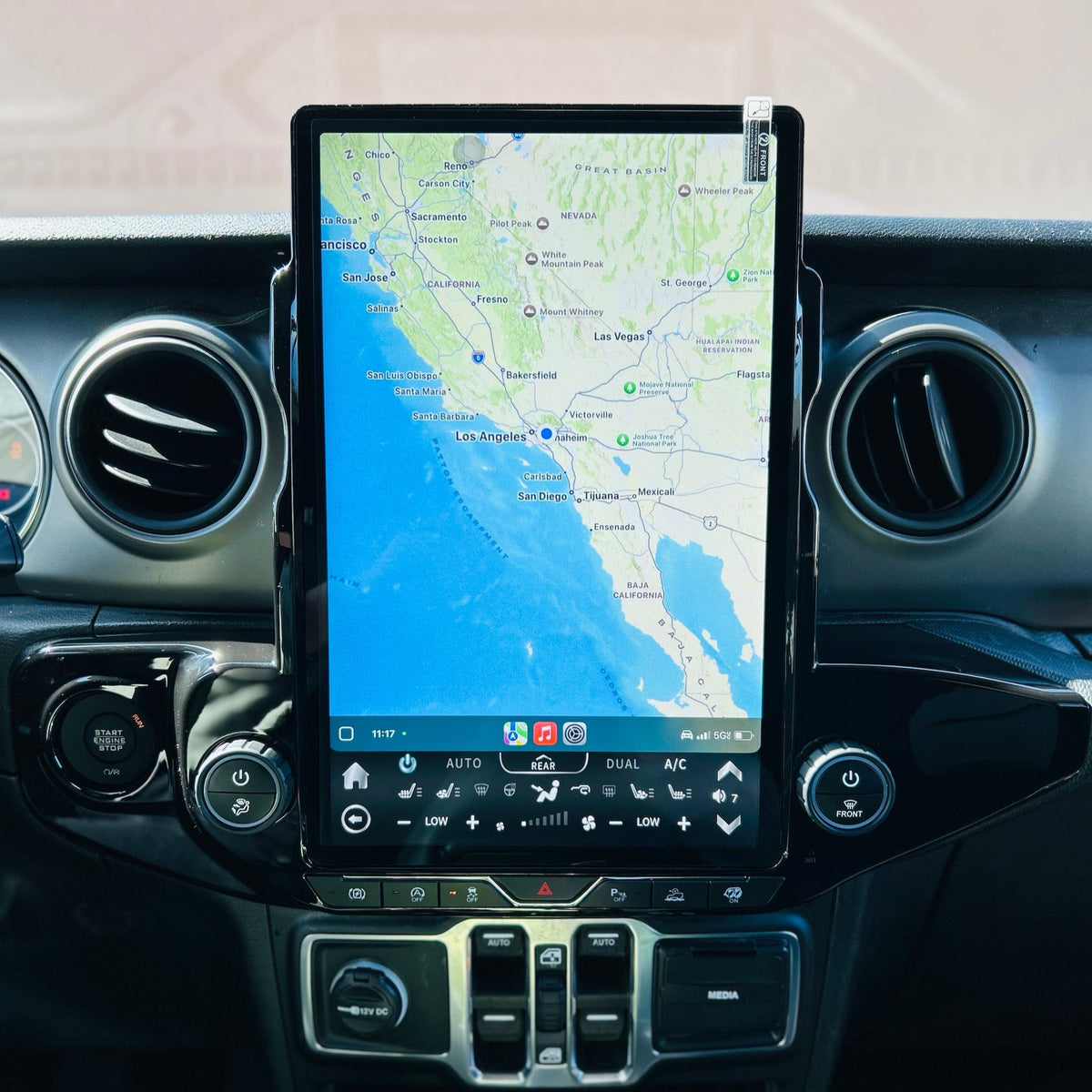 [ Hot-sale ] 14.5/12.1”Android 13/14 Vertical Screen Navigation Radio for Jeep Wrangler/Rubicon/Gladiator 2018 - 2023