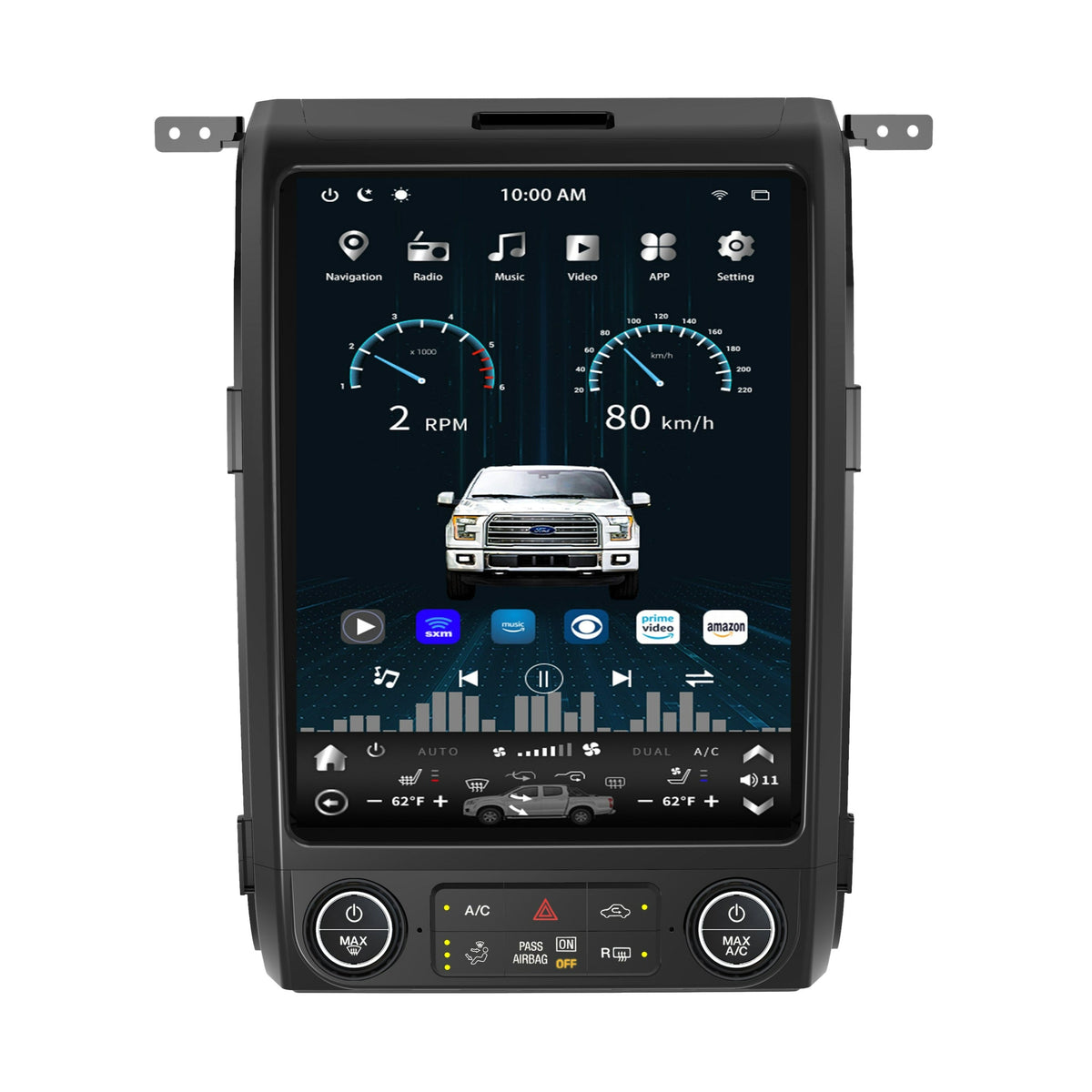 [Open box] 13” Android 9/10/12/13 Vertical Screen Navigation Radio for Ford F-150 2009 - 2014