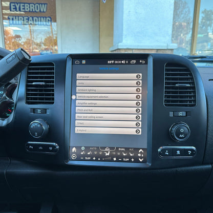 [Open box] 12.1” Android 10 fast boot Vertical Screen Navigation Radio for Chevrolet Silverado GMC Sierra 2007 - 2013 | Phoenix Automotive