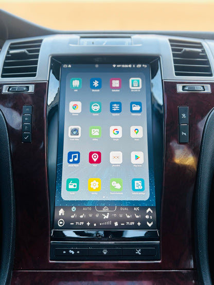 [open box] 13.6" Android 12/13/14 VERTICAL SCREEN Navigation Radio for Cadillac Escalade 2007 - 2014