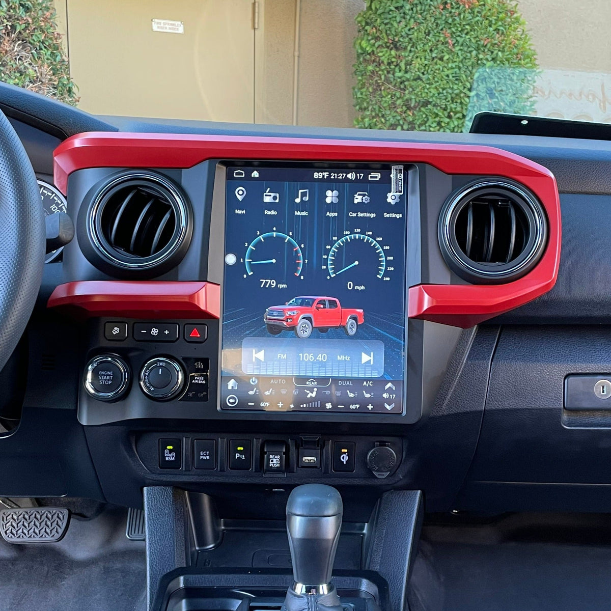SC7870/Qualcomm6125 12.1” Android 13 fast boot Vertical Screen Navigation Radio for Toyota Tacoma 2016 - 2023 | Phoenix Automotive