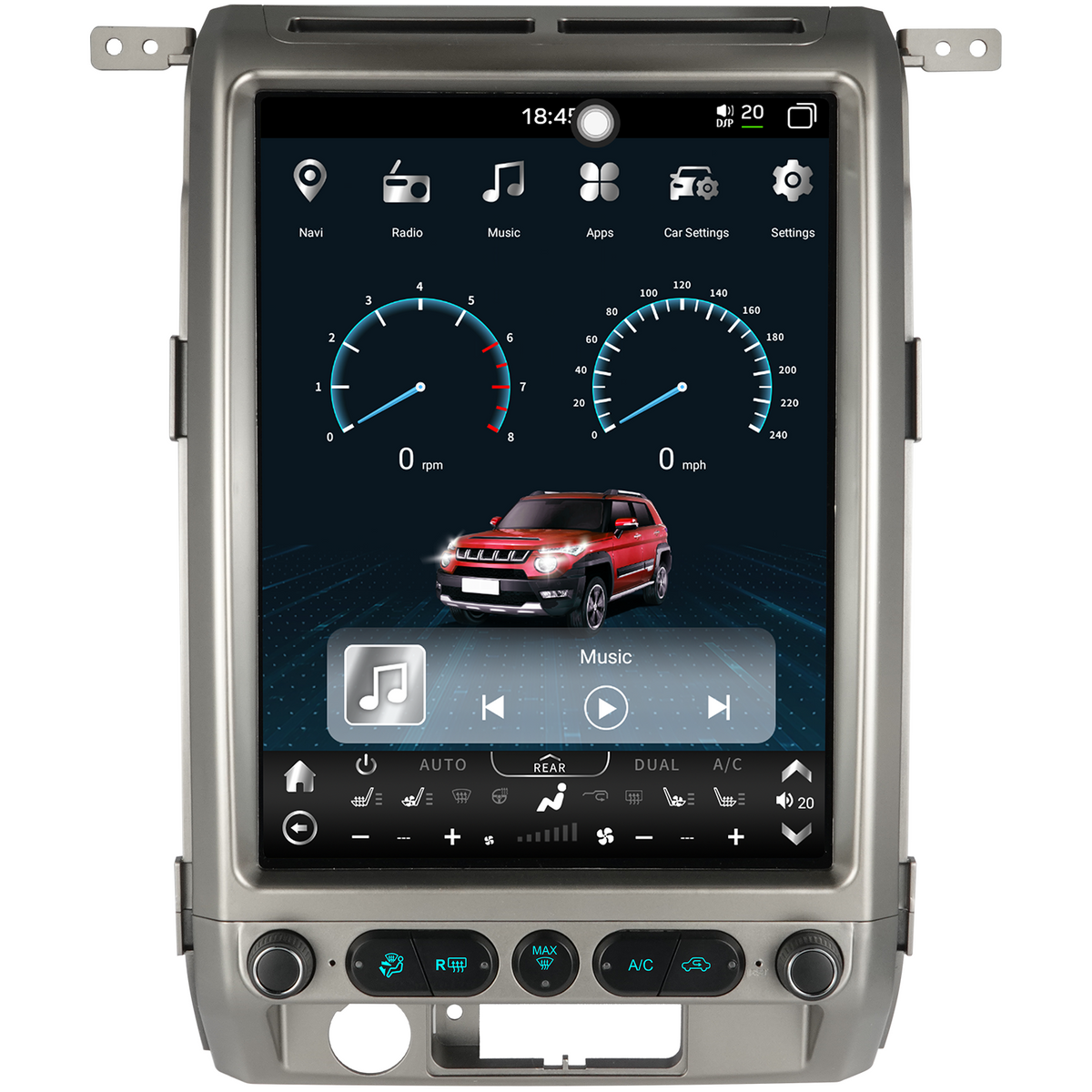 12.1/14.5 inch vertical screen Android 13/14 Fast boot navigation receiver for 2009 - 2014 Ford F-150