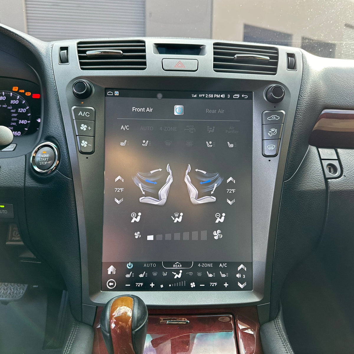 13" Vertical Screen Android 13 Fast boot Navi Radio For Lexus LS 460 600 600h 2007 - 2012 | Phoenix Automotive