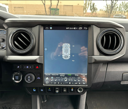 SC7870/Qualcomm6125 12.1” Android 13 fast boot Vertical Screen Navigation Radio for Toyota Tacoma 2016 - 2023 | Phoenix Automotive