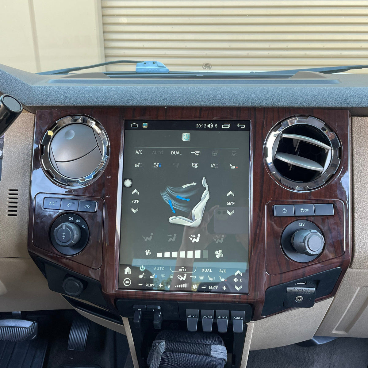 12.1 inch Android 10/13 Vertical Screen Navigation Radio for Ford F-250 F-350 Super Duty trucks 2008 - 2016 | Phoenix Automotive