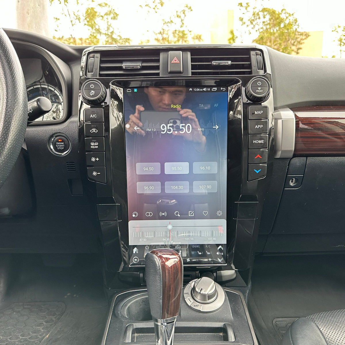 [SC7870/Qualcomm6125] 16" Vertical Screen Android 12/13 fast boot Navi Radio for Toyota 4Runner 2010 - 2023 | Phoenix Automotive