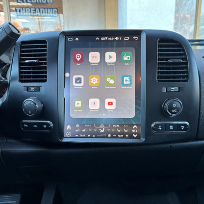 [Open box] 12.1” Android 10 fast boot Vertical Screen Navigation Radio for Chevrolet Silverado GMC Sierra 2007 - 2013 | Phoenix Automotive