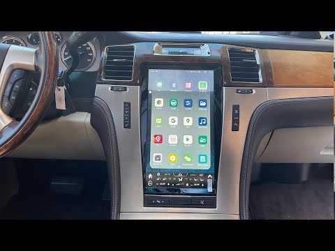 [Open box] 13.6" ANDROID 12 VERTICAL SCREEN Navigation Radio for Cadillac Escalade 2007 - 2014