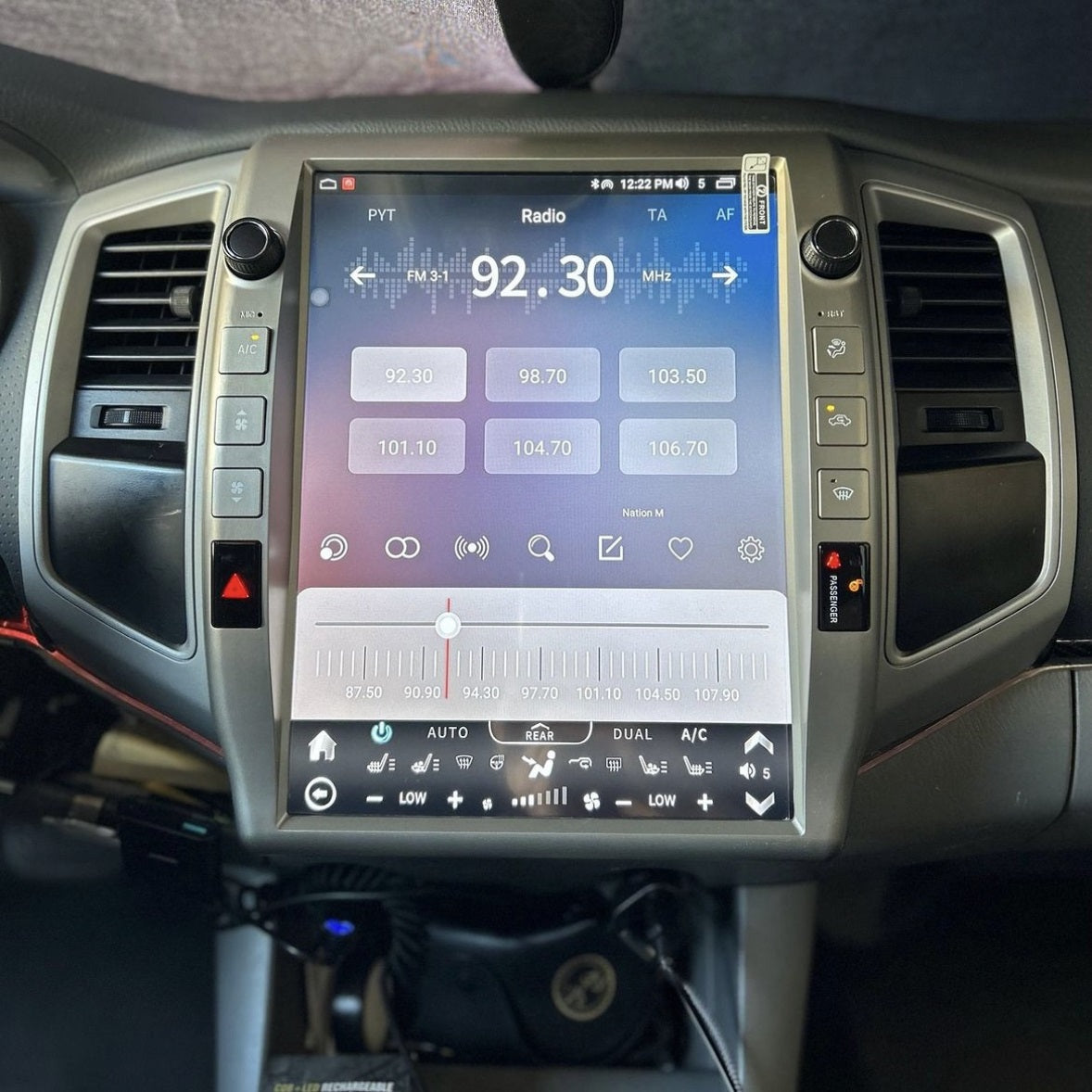 13” Android 12 Vertical Screen Navigation Radio for Toyota Tacoma 2005 - 2015