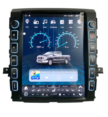 [Open box] Qualcomm6125 13” Android 12/13 Vertical Screen Navigation Radio for Nissan Titan (XD) 2016 - 2019