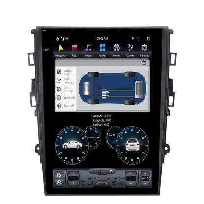 Open box[ PX6 Six-core ] 12.1" Vertical Screen Android 8.1 Fast boot Navigation Radio for Ford Fusion Mondeo 2013 - 2019