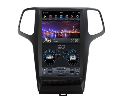 [Open-box] [PX6 Six-core] 13.6" Vertical Screen Android 9 Fast boot Navigation Radio for Jeep Grand Cherokee 2014 - 2022