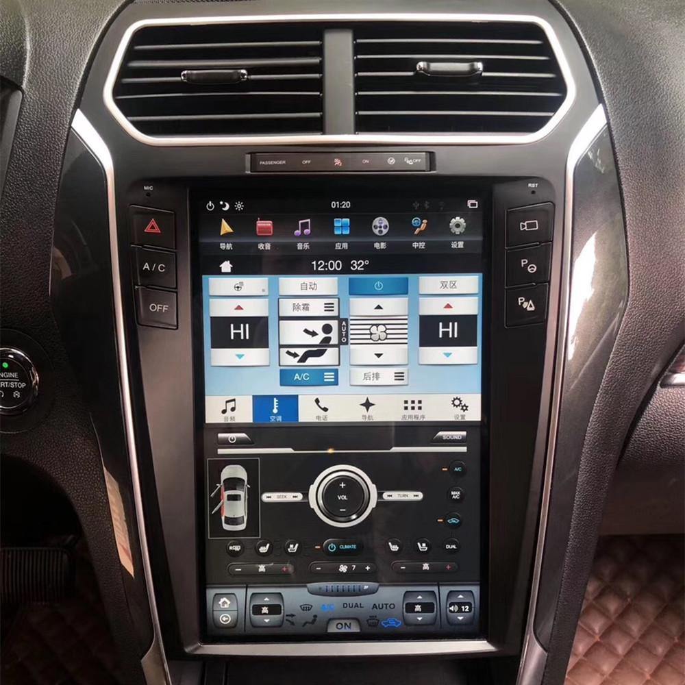 [Open box][ PX6 Six-core ] 12.1" Vertical Screen Android 8.1 Fast Boot Navigation Radio for Ford Explorer 2011 - 2019