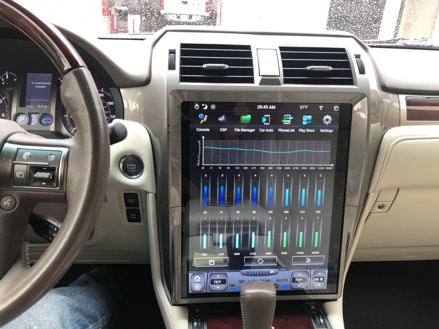 [Open-box] [PX6 Six-core] 15" Android 9.0 Fast boot Navigation Radio for Lexus GX 400/460 2010 - 2018