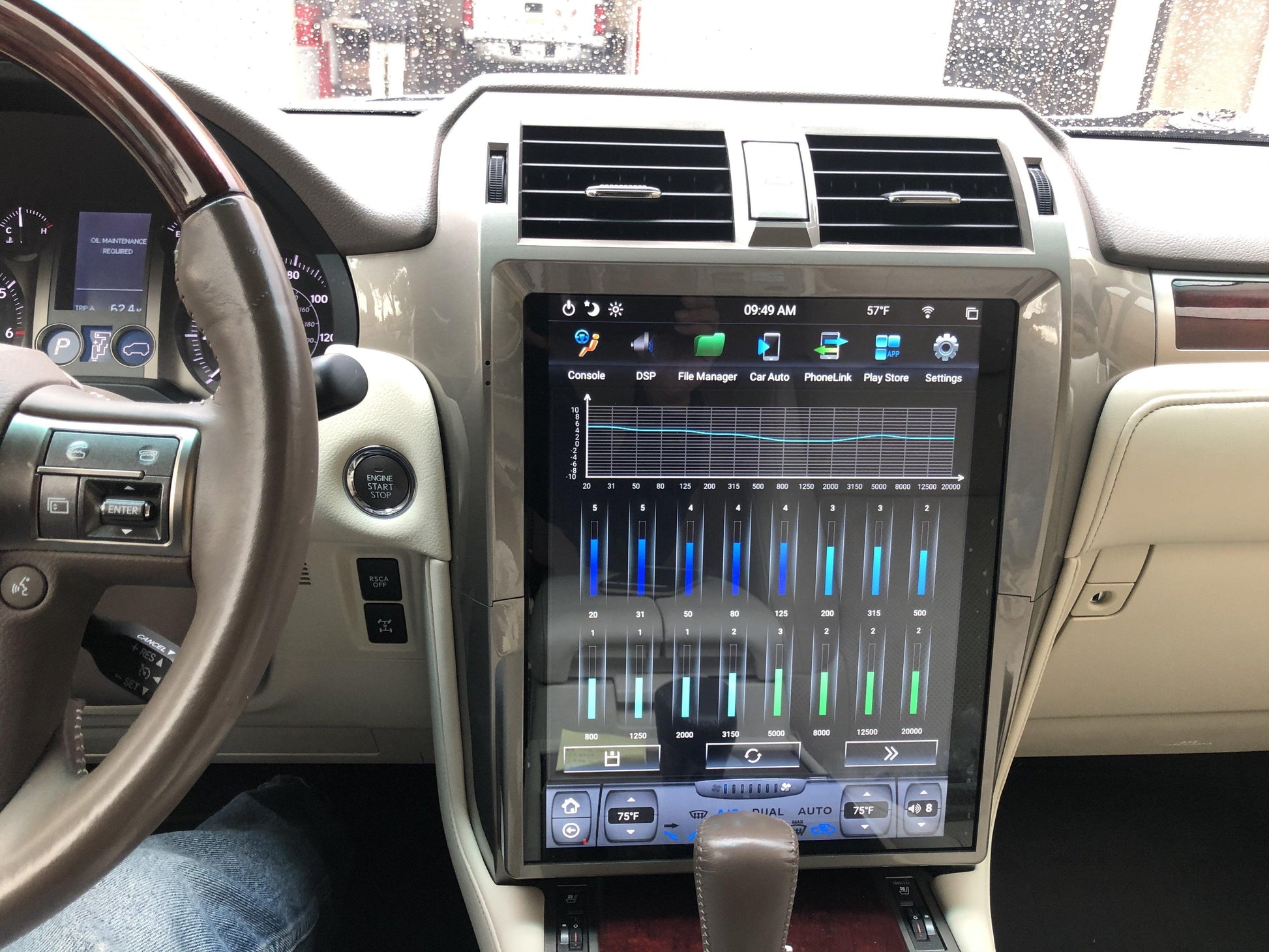 [Open-box] [PX6 Six-core] 15" Android 9.0 Fast boot Navigation Radio for Lexus GX 400/460 2010 - 2018